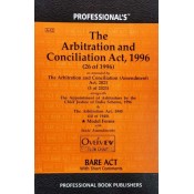 Professional's Arbitration and Conciliation Act, 1996 Bare Act [Edn. 2022]